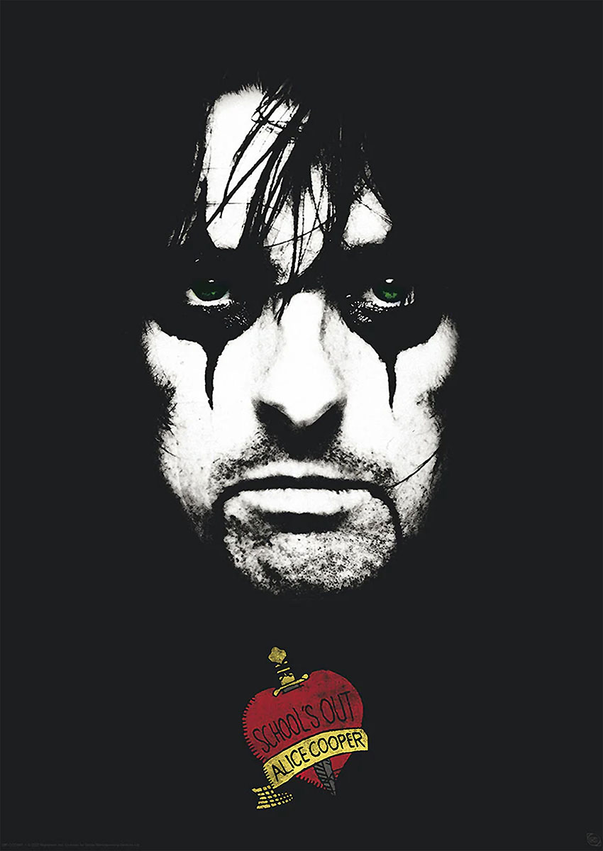 Alice Cooper Portrait Canvas Print & Poster Wall Art - AI PRINT LAB